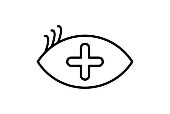 Eye Medical Line Icon Design: Graphics & Icons