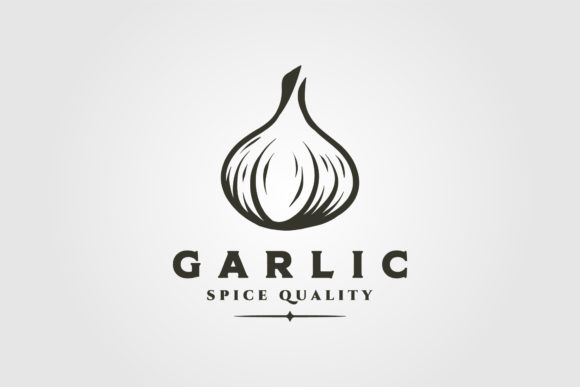 Garlic Onion Logo Graphics for Crafters