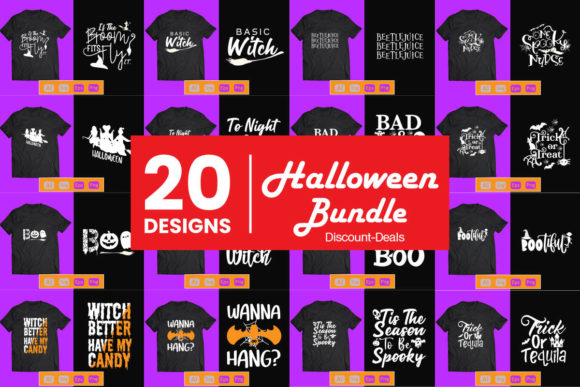 Halloween Mega T-Shirt Bundle for Crafters