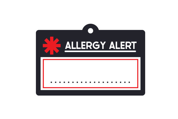 Medical Crafts: Reviewing the Allergy Alert Tag