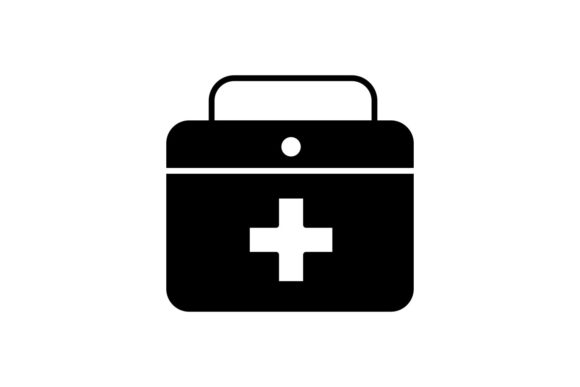 Medical Kit Glyph Icon Design for Graphics & Icons