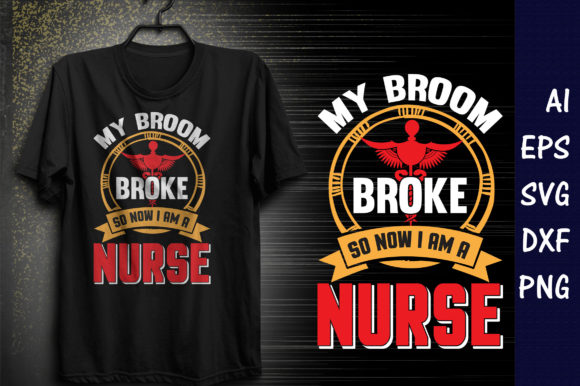 My Broom Brock: Graphics for T-Shirt Designs