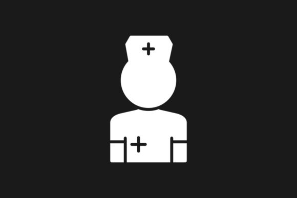 Nurse Glyph Icon: Graphics for Icons & Web