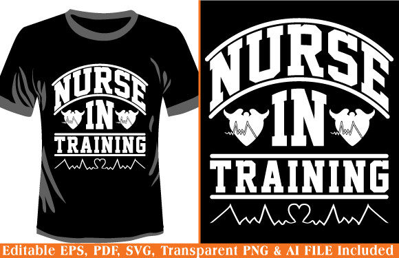 Nurse in Training Graphics for T-Shirt Designs