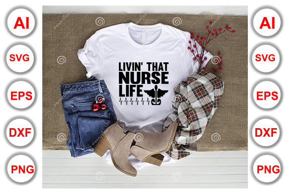 Nurse Quote Graphics for T-Shirt Designs