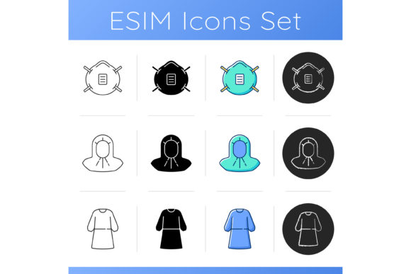 PPE Icons & Graphics for Digital Sellers