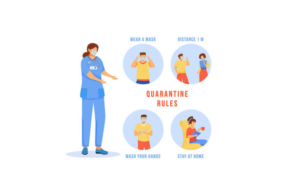 Quarantine Icons: Graphics & Illustrations