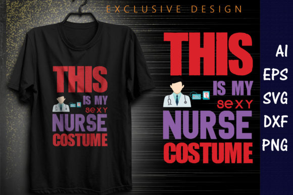 Sexy Nurse Design: Graphics & Print Templates