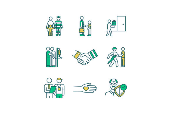 Social Services Graphics and Icons Review
